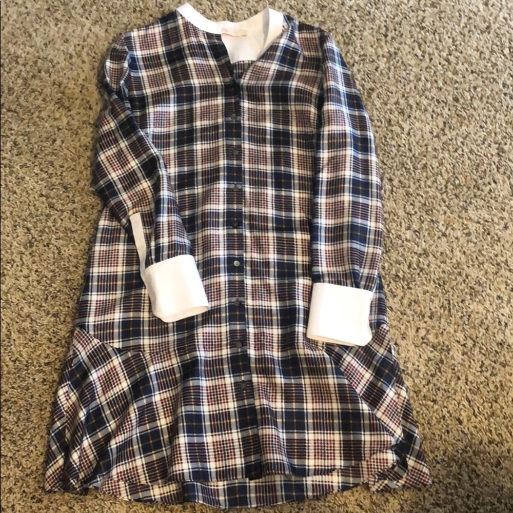 Tory Burch plaid dress